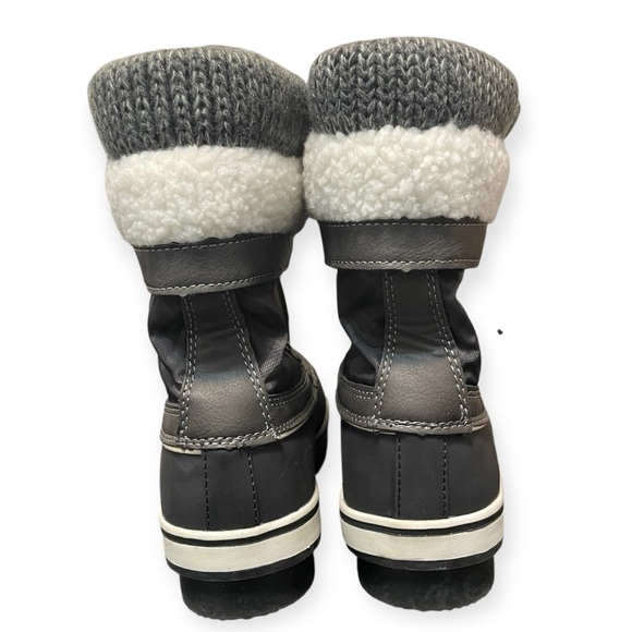 GLOBALWIN Women’s Winter Snow Boots Black and Gray with Yellow Laces siz… - Picture 3 of 5